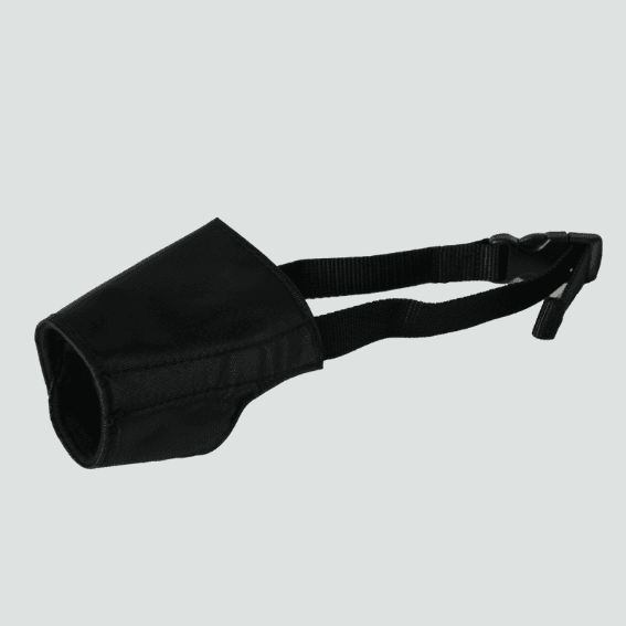 Kaganiec nylonowy dla psa czarny