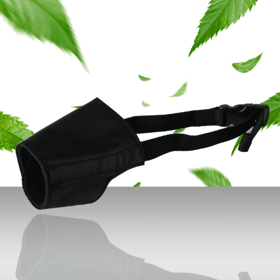 Kaganiec nylonowy dla psa czarny 2