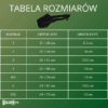 tabela rozmiarow Kaganiec nylonowy dla psa czarny