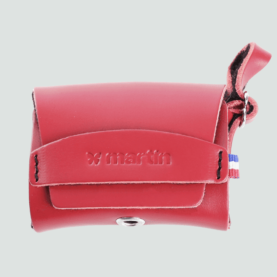 Dozownik skórzany na woreczki dla psa Poopidoo czerwony Dozownik skórzany na woreczki dla psa Poopidoo czerwony