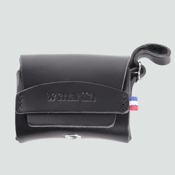 Dozownik skórzany na woreczki dla psa Poopidoo czarny