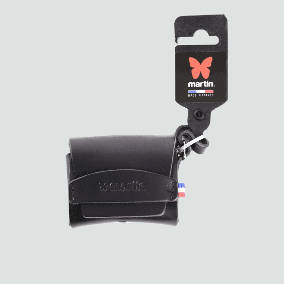 Dozownik skórzany na woreczki dla psa Poopidoo czarny 3