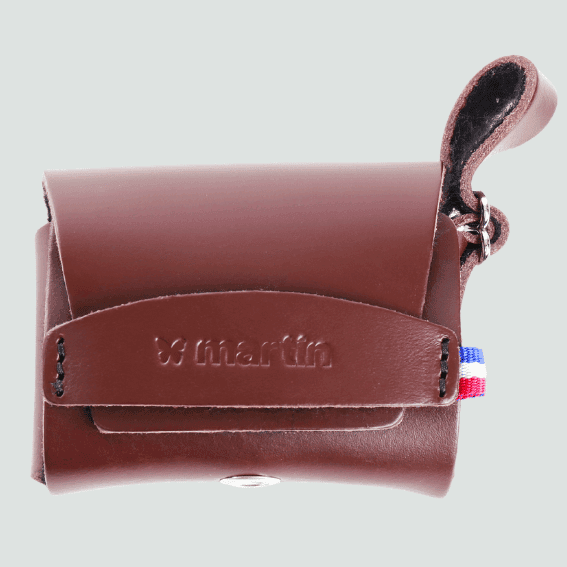 Dozownik skórzany na woreczki dla psa Poopidoo brazowy