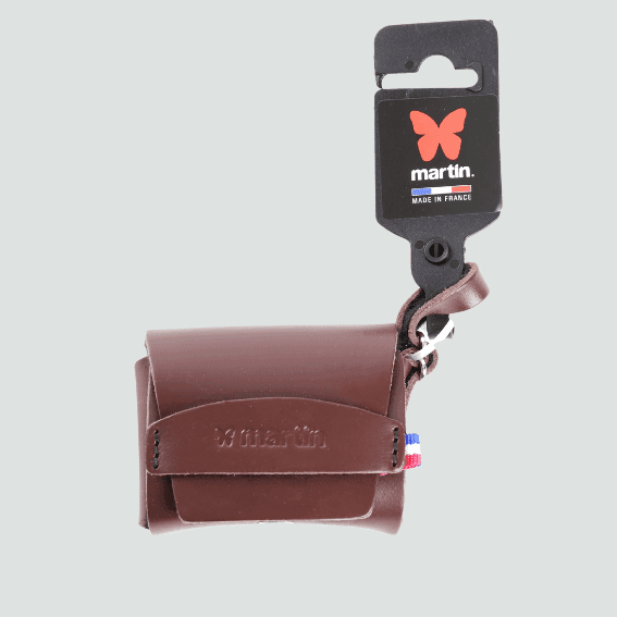 Dozownik skórzany na woreczki dla psa Poopidoo brazowy 3