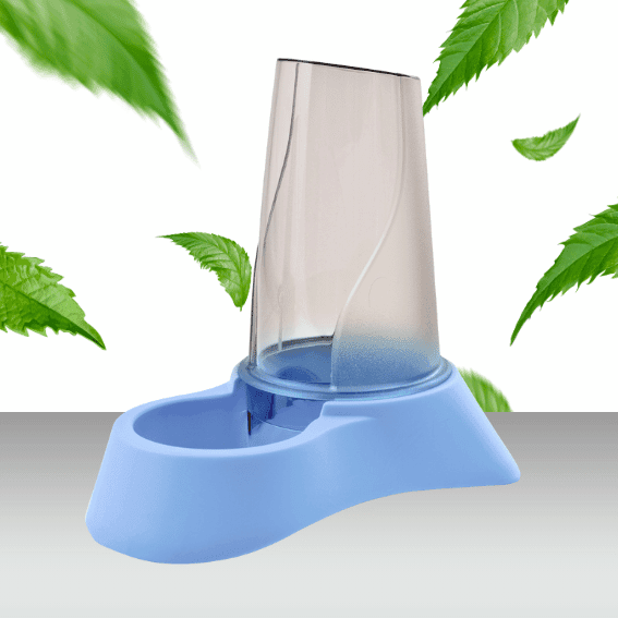 Dozownik karmy i wody dla psa Light blue 2 w 1 -2