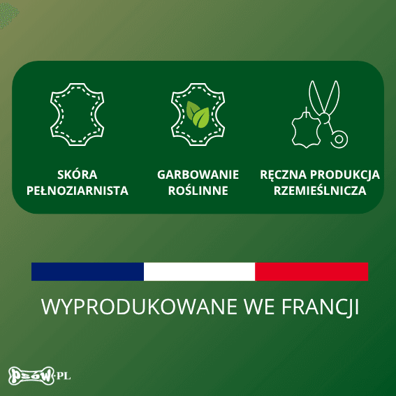 opis Dozownik skórzany na woreczki dla psa Poopidoo 3