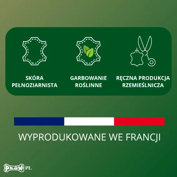 opis Dozownik skórzany na woreczki dla psa Poopidoo 3