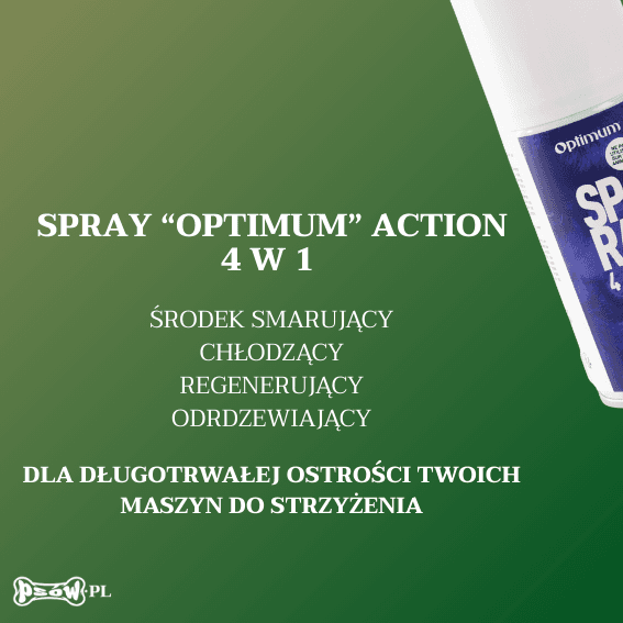 opis Spray do konserwacji Optimum action 4 w 1