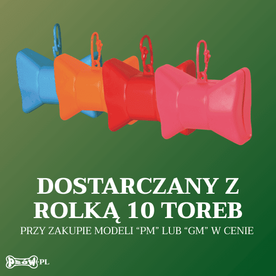 zalety Dozownik na woreczki dla psa muszki