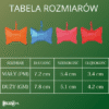 tabela rozmiarow Dozownik na woreczki dla psa muszki