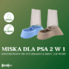 opis Dozownik karmy i wody dla psa 2 w 1