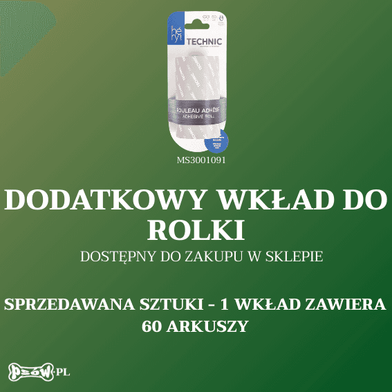 inne produkt Rolka do usuwania sierści zwierząt Technic Héry
