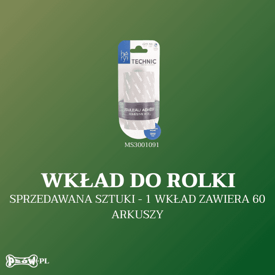 opis Wkład do rolki do usuwania sierści Technic Héry