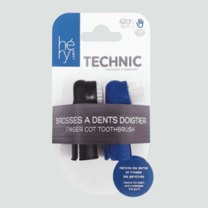 Szczoteczka do zębów dla psa nakładana na palec 2 sztuki Technic Héry