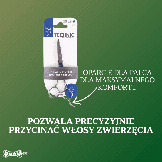 opis Nożyczki proste dla psów Technic Héry