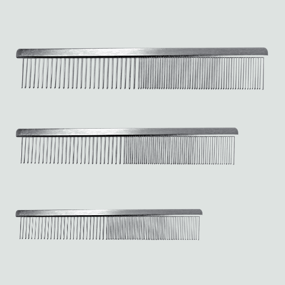 Grzebień metalowy dla psa Vivog 3 rozmiary