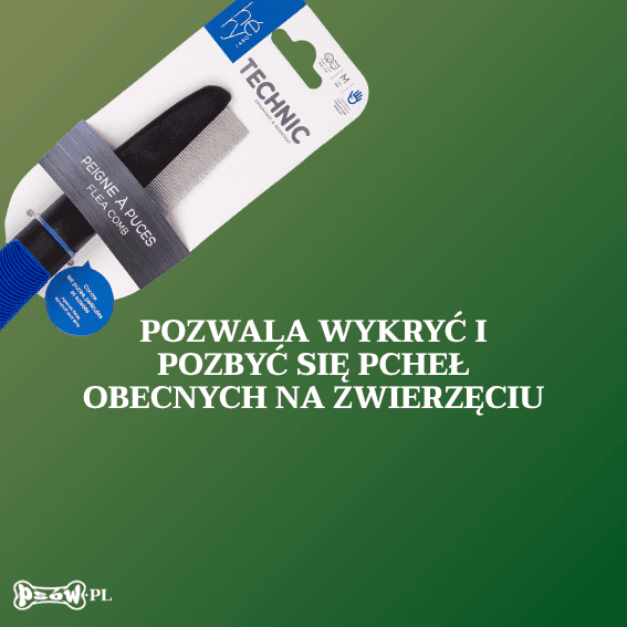 opis Grzebień na pchły dla psa Technic Héry