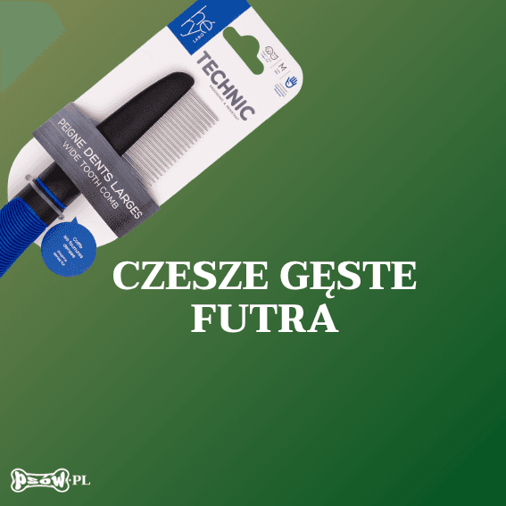 opis Grzebień z szerokimi zębami dla psa Technic Héry