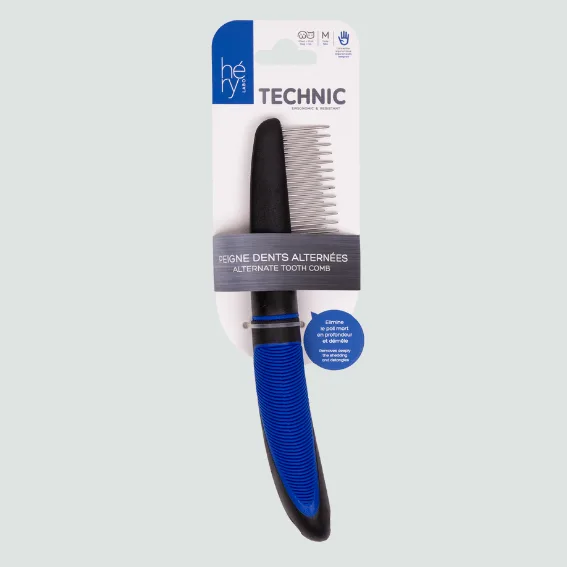 Grzebień naprzemienny dla psa Technic Héry