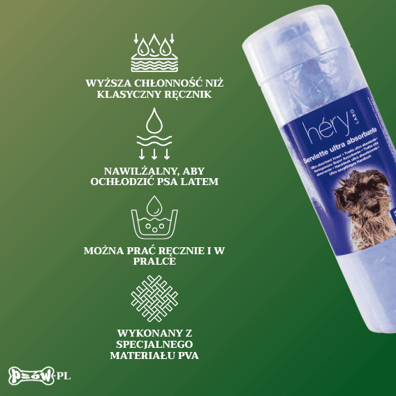 opis Bardzo chłonny ręcznik dla psa Héry opis Bardzo chłonny ręcznik dla psa Héry