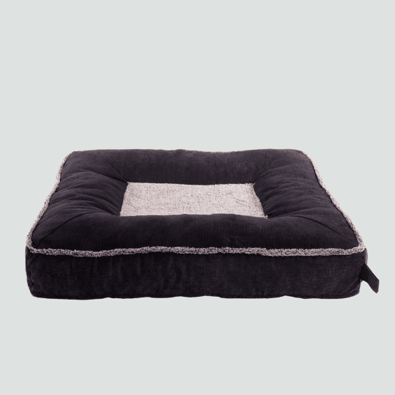 Materac dla psa z grubymi brzegami Doudouzen szary