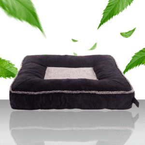 Materac dla psa z grubymi brzegami Doudouzen szary 2