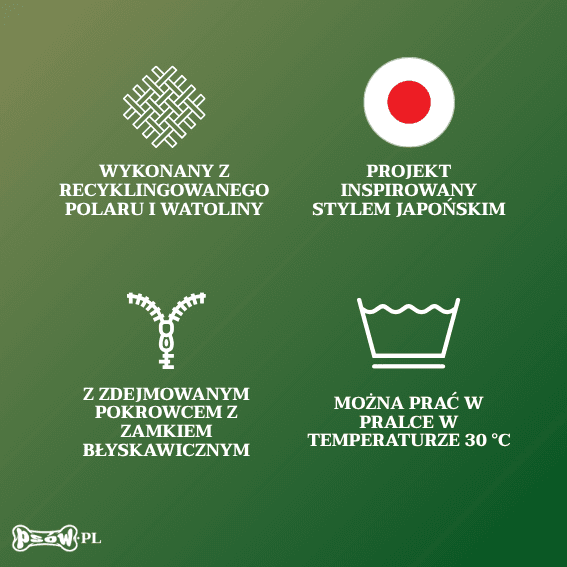 opis Materac dla psa z kocem Doudouzen