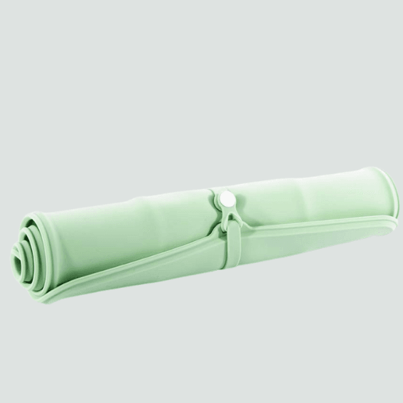 Składana mata z miskami 2 w 1 zielona 4