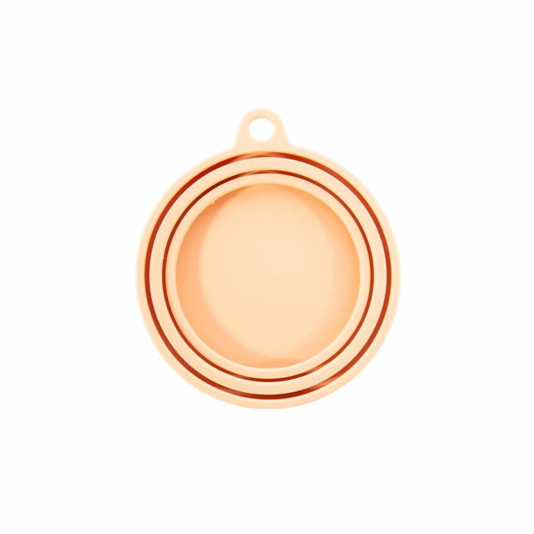 Pokrywka do karmy dla psa z obrotowym znacznikiem daty żółta 3