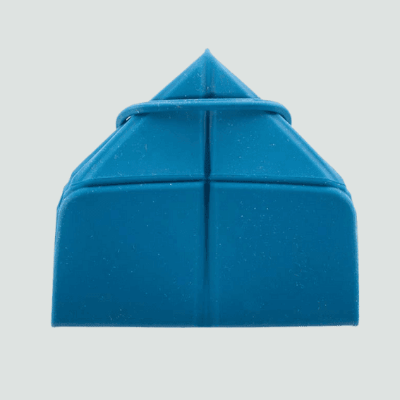 Silikonowa miska składana dla psa niebieska 4