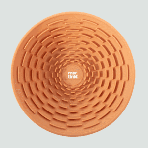 Miska do lizania z silikonu dla psa żółta