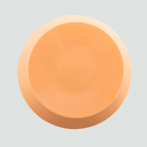 Miska do lizania z silikonu dla psa żółta 3