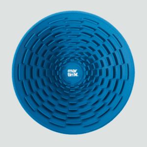 Miska do lizania z silikonu dla psa niebieska