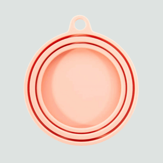 Pokrywka do karmy dla psa z obrotowym znacznikiem daty różowa 3