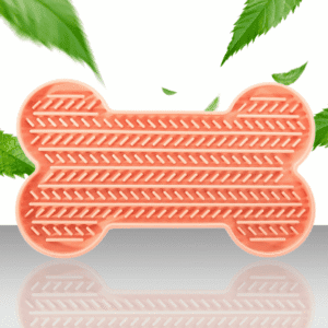 Mata do lizania z silikonu kość różowa 2