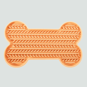 Mata do lizania z silikonu kość żółta