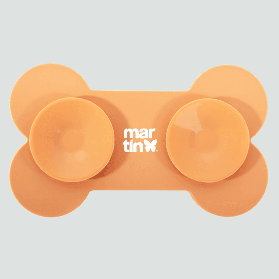 Mata do lizania z silikonu kość żółta 3