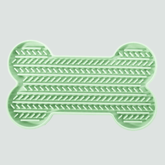 Mata do lizania z silikonu kość zielona