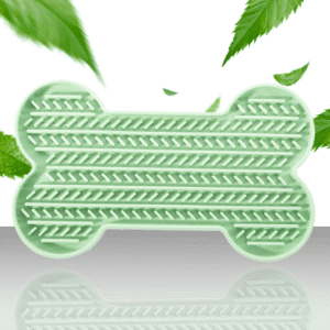 Mata do lizania z silikonu kość zielona 2