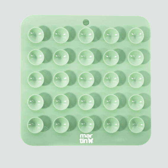 Mata do lizania z silikonu 3 strefy zielona 3