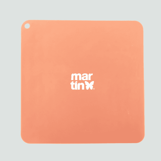 Mata do lizania z silikonu kwadratowa różowa 4