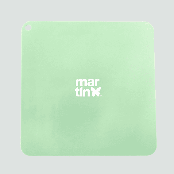 Mata do lizania z silikonu kwadratowa zielona 4